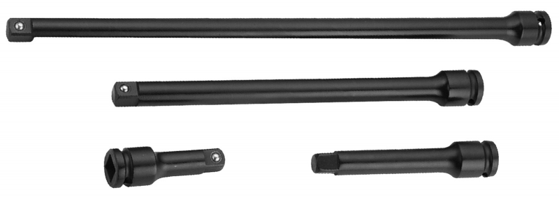 Комплект удлинителей для ударных головок 1/2"DR, 75-375 мм, 4 предмета