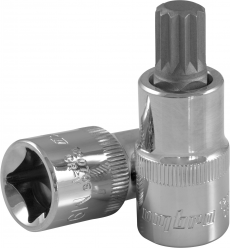 Насадка торцевая 1/2"DR с вставкой-битой SPLINE, M5