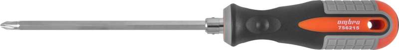 Отвертка стрежневая двусторонняя ROUND GRIP, РН2,SL6x150 мм